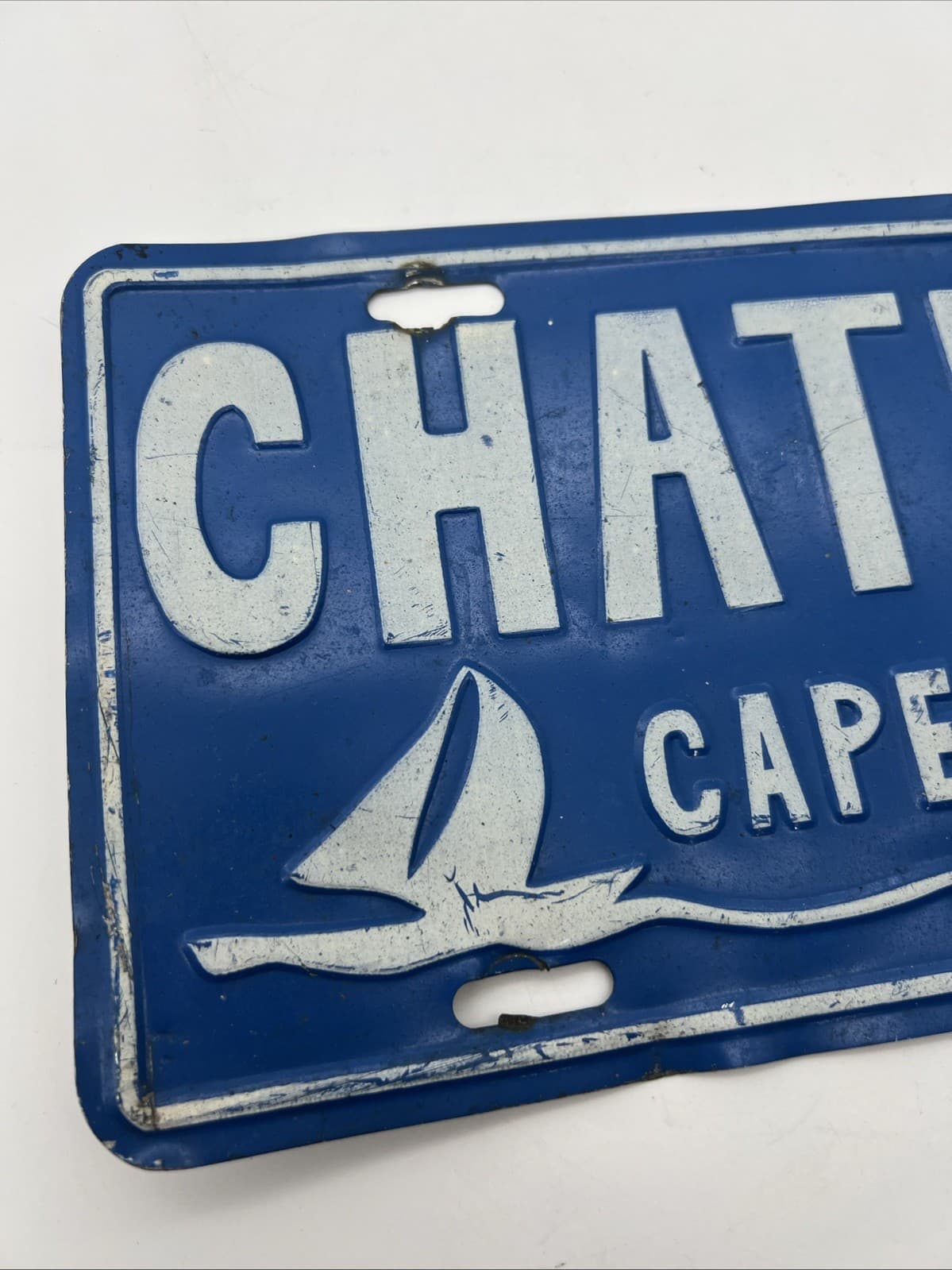Vintage Metal Cape Cod License Plate CHATHAM (38) 2