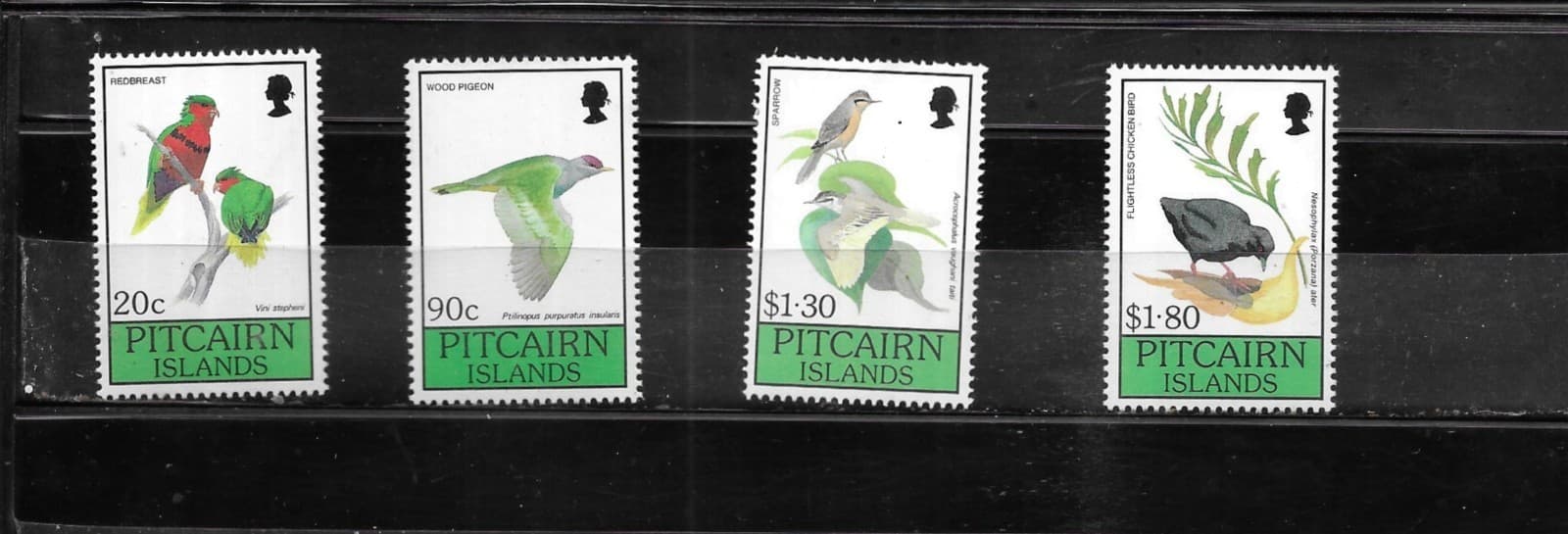 PITCAIRN ISLANDS 1990. BIRDPEX 90. SET.  MINT FULL GUM. AS PER SCAN.