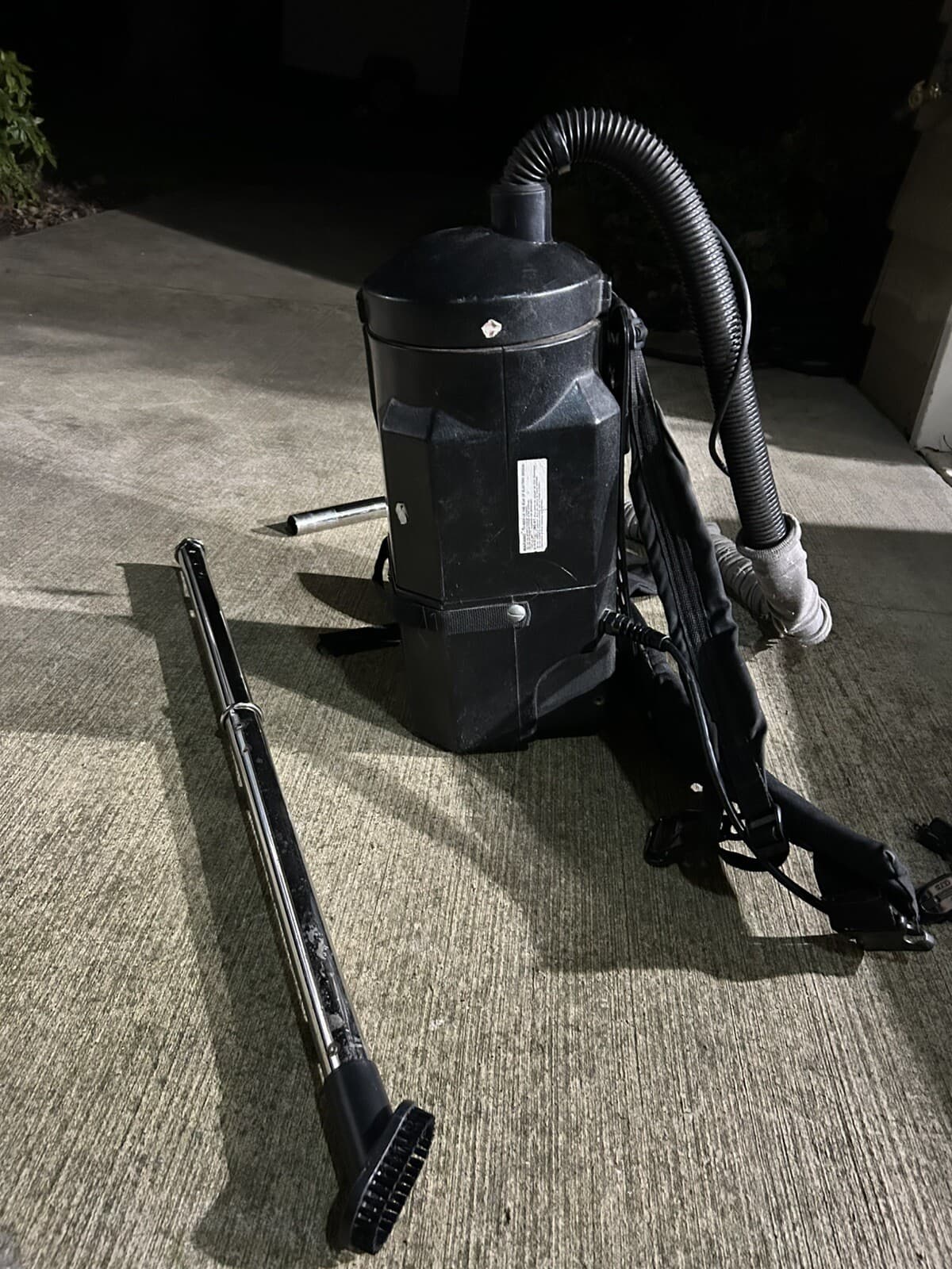 Electro-Klean Power Rocket BACK-PAK-VAC Backpack Vacuum Cleaner Model EK-LR9623