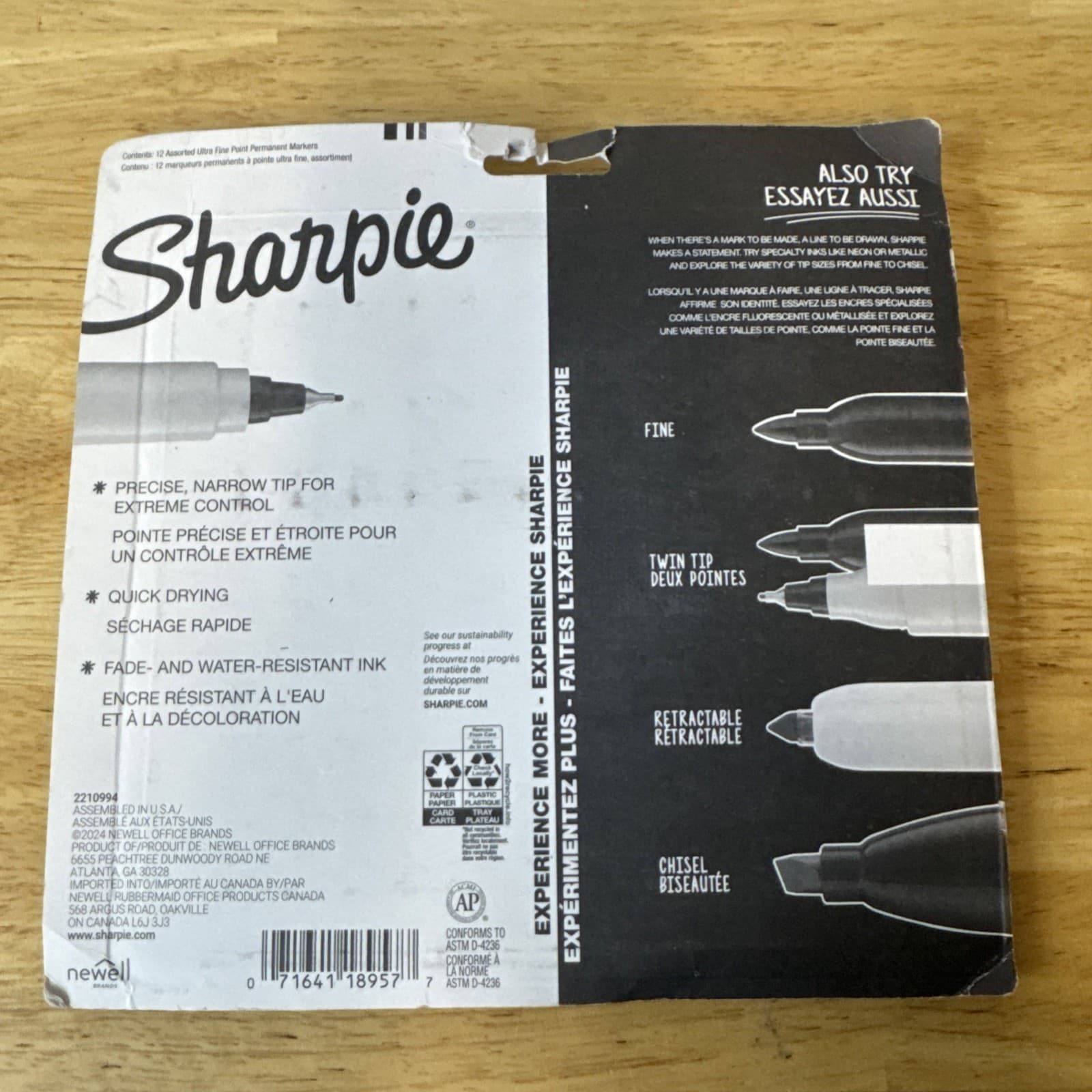 Sharpie: Mystic Gem Marker Ultra Fine Point 12/Pk Ast 2