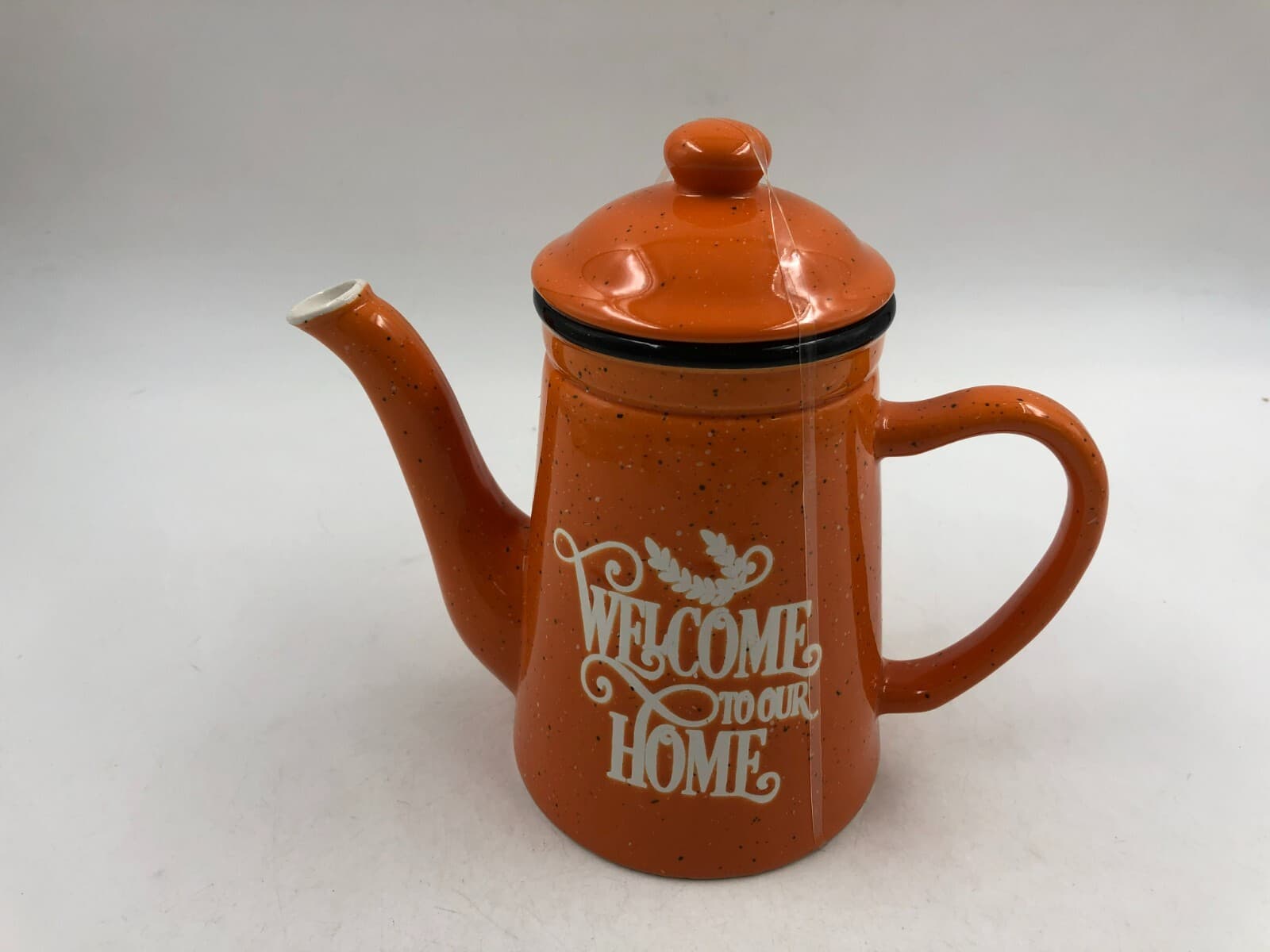 Potter's Studio Ceramic 8in Fall Welcome to Our Home Coffee kettle AA02B46021 2