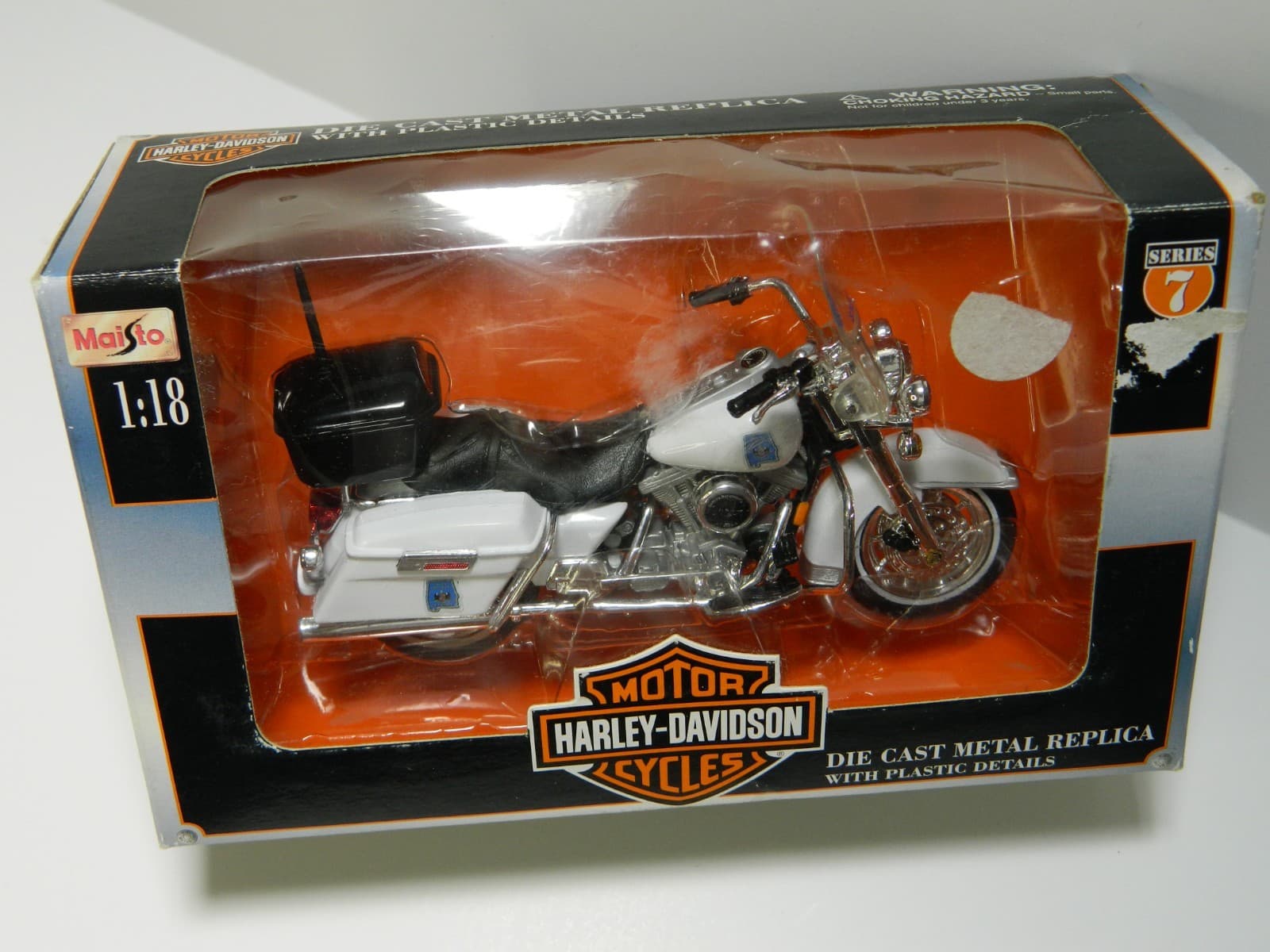 2000 Maisto Harley Davidson Diecast Replica Series 7 Alabama State Trooper
