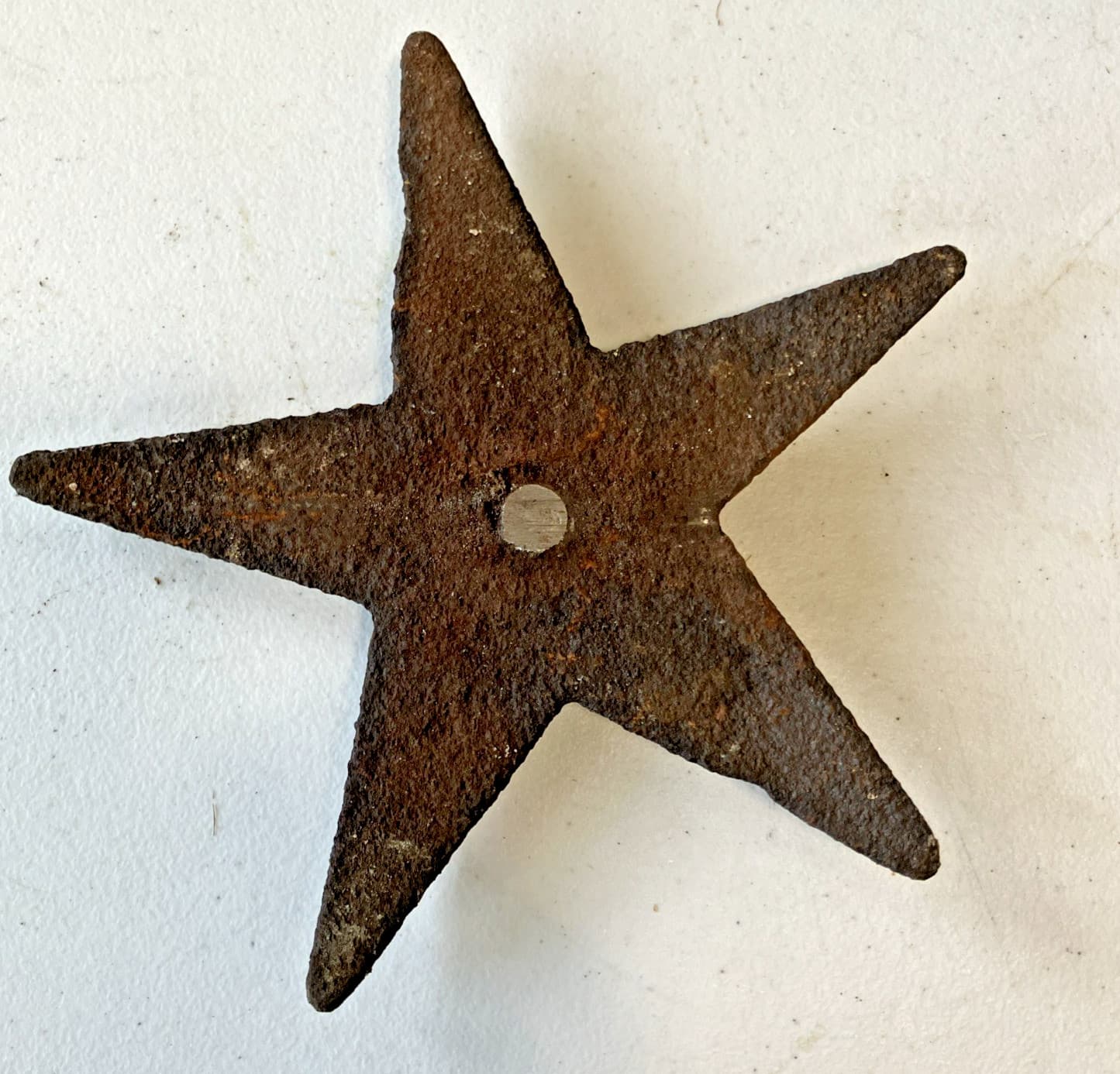 8" Cast Iron Building Anchor Star-Architectural Salvage 2