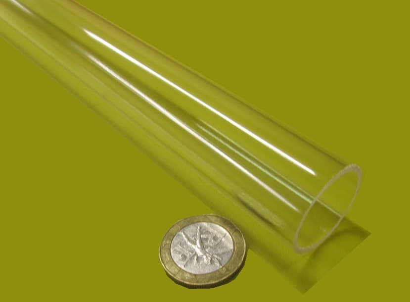 Acrylic Tube Clear Extruded  1.00" OD x .875" ID x .062" Wall x 72 Long, 2 Units 2