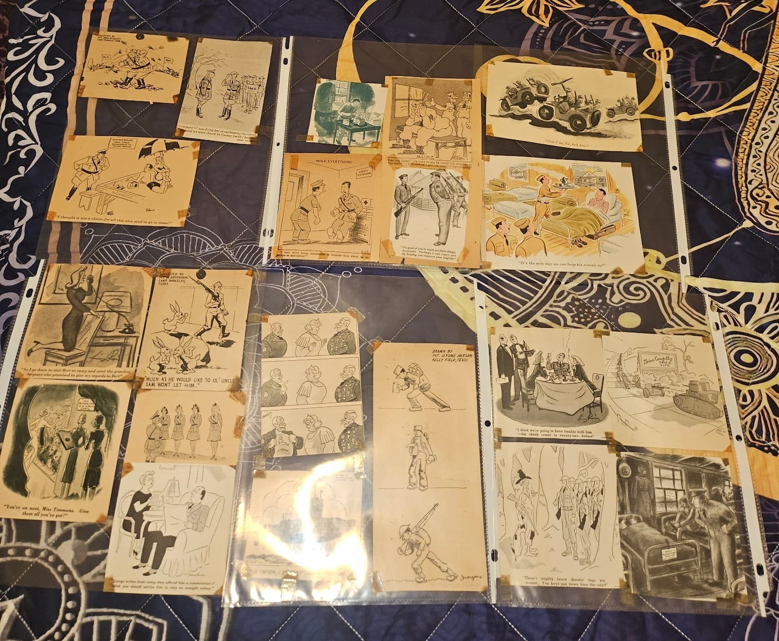 War World 2 Political Comics Clippings