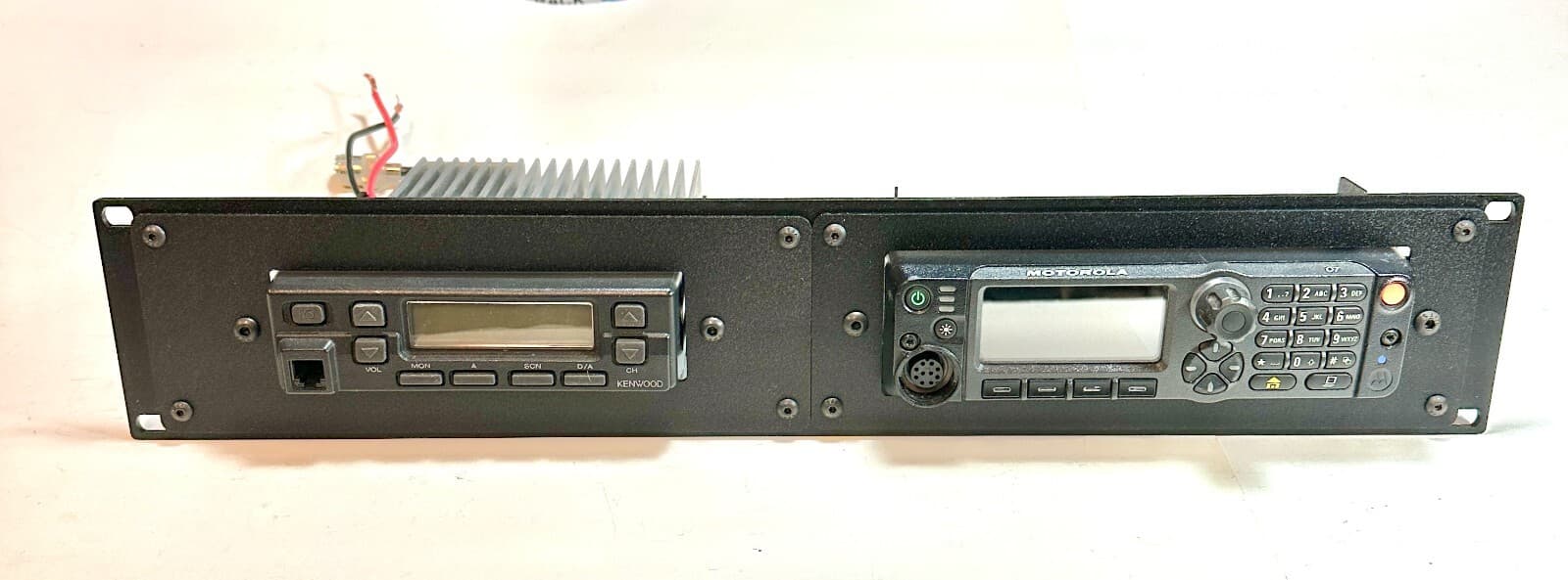 19" Dual Rack Mount 2RU - Universal - Choose your devices  Motorola/Kenwood/ICOM 4