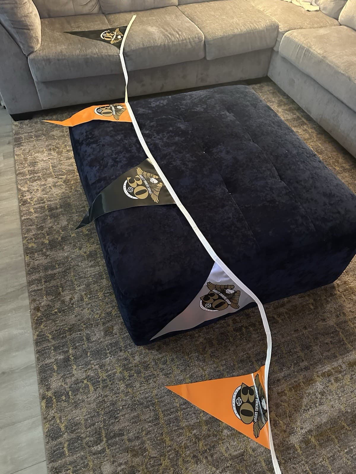 Harley Davidson 30th Anniversary Flag Banner Harley Owners Group 15 Foot Banner