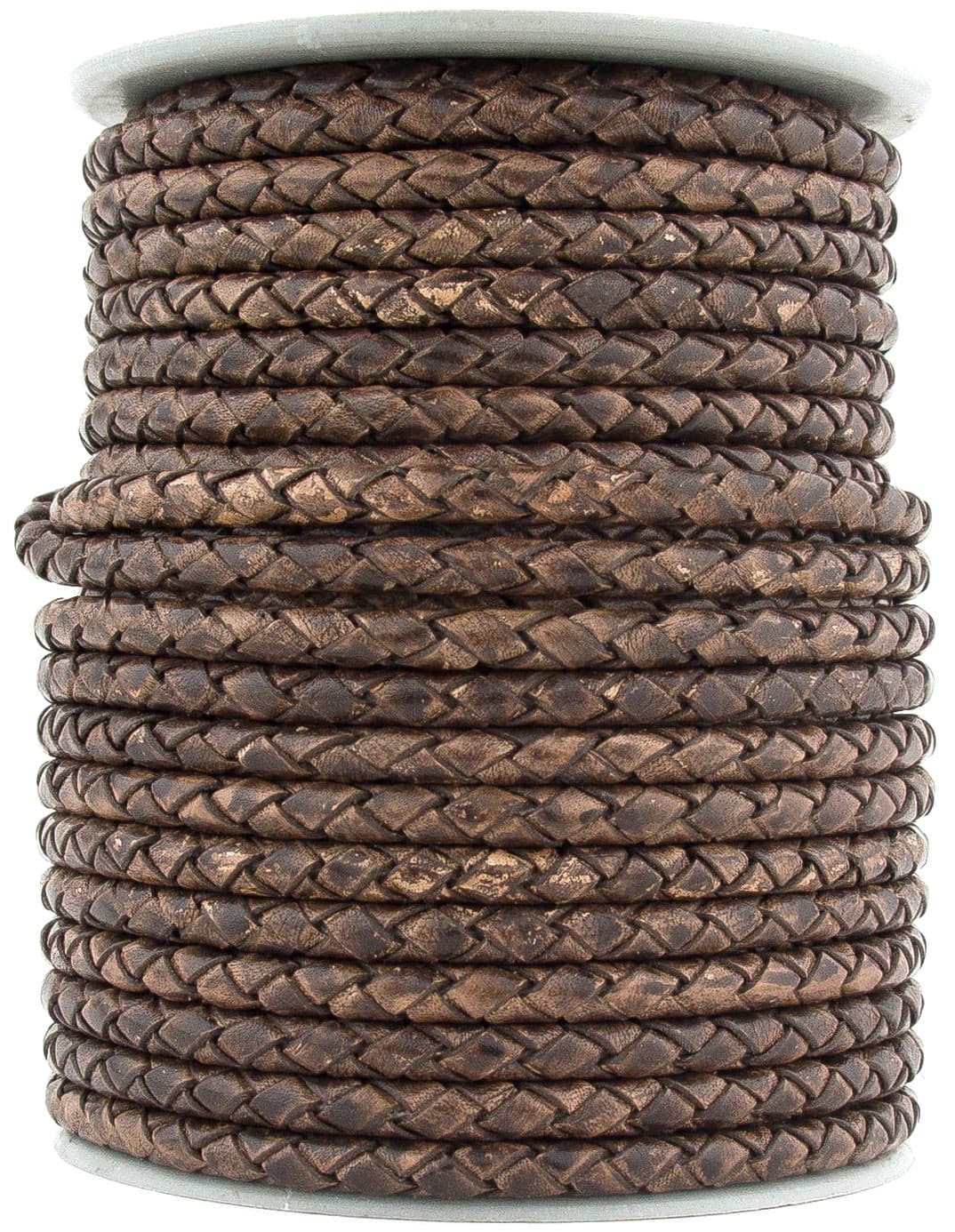 Xsotica® Round Bolo Braided Leather Cord 3 mm