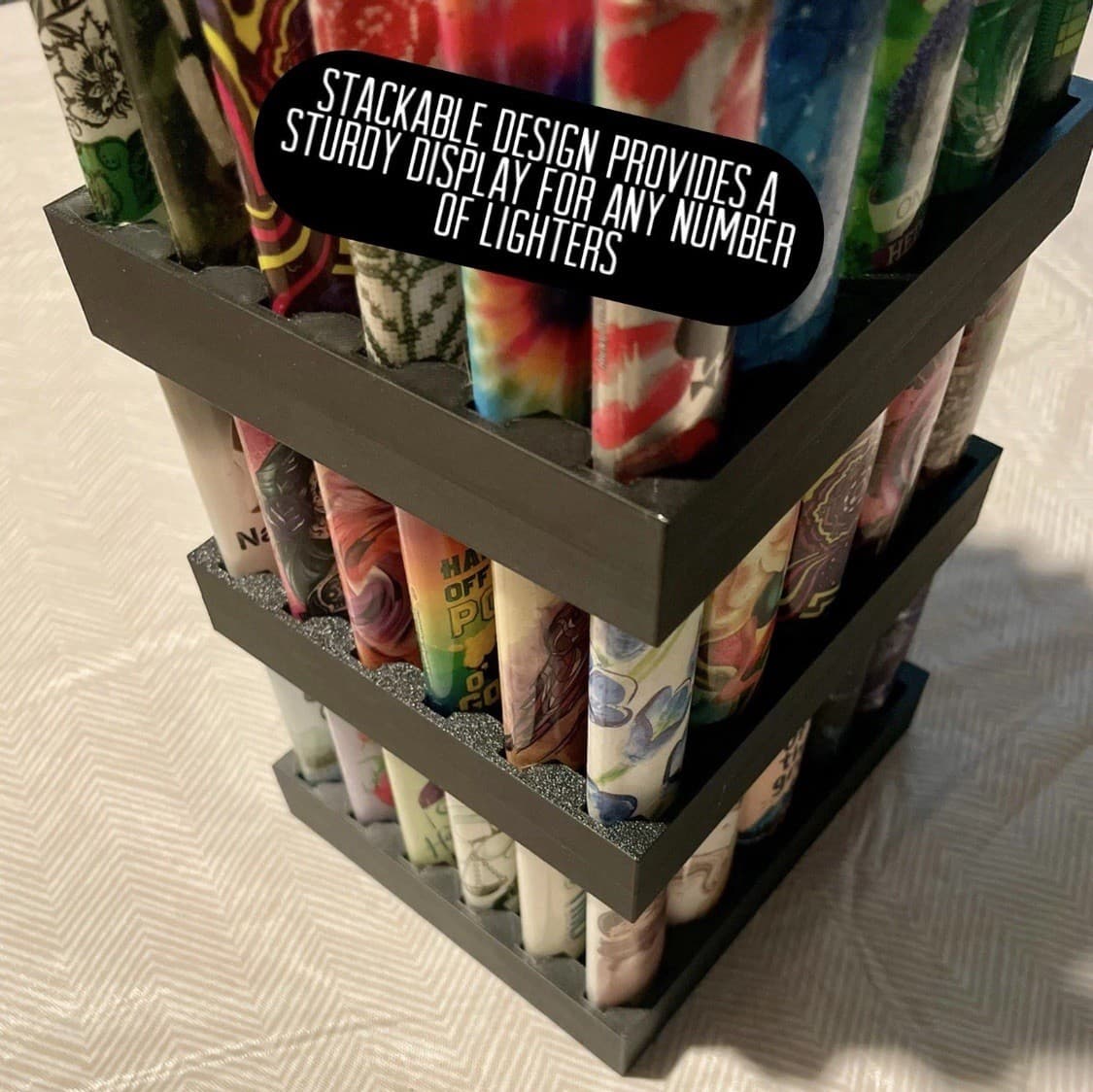 Bic Empty Display Tray For 30 Regular Size Lighters Store Counter Holder Retail 2