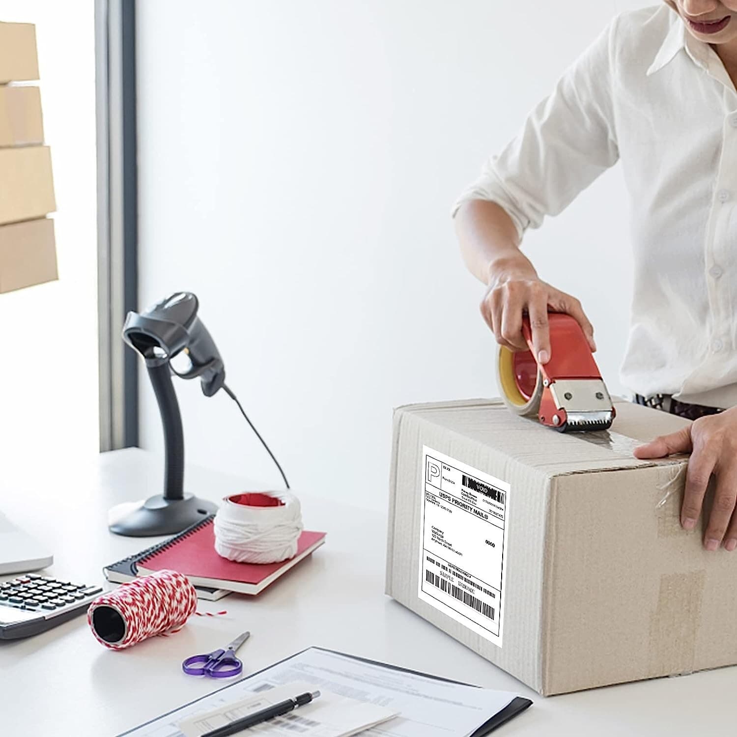 500 4" x 6" Direct Thermal Shipping Labels for Zebra & Rollo and any Printers 2