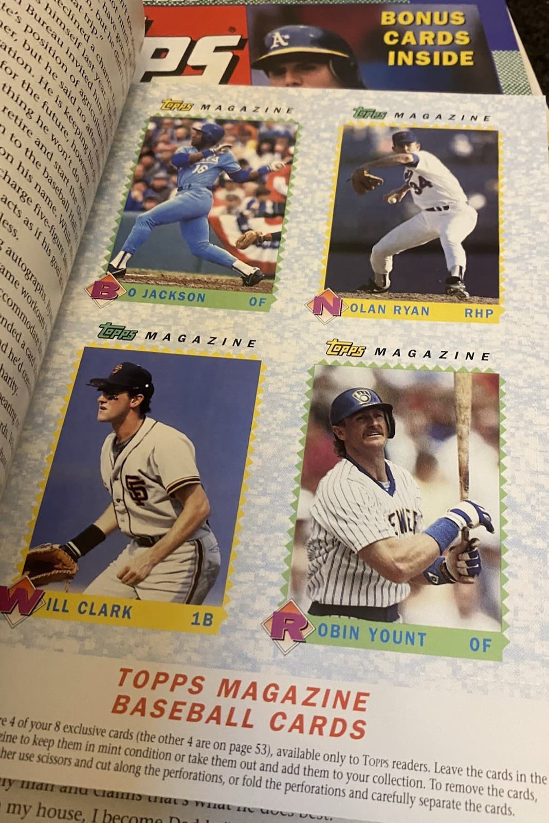 TOPPS MAGAZINES PREMIER WINTER 1990/SPRING 1990/WINTER 1991- ALL +BASEBALL CARDS 3