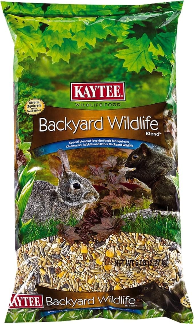 Kaytee Backyard Wildlife Food Blend For Wild Squirrels Chipmunks Rabbits and ...