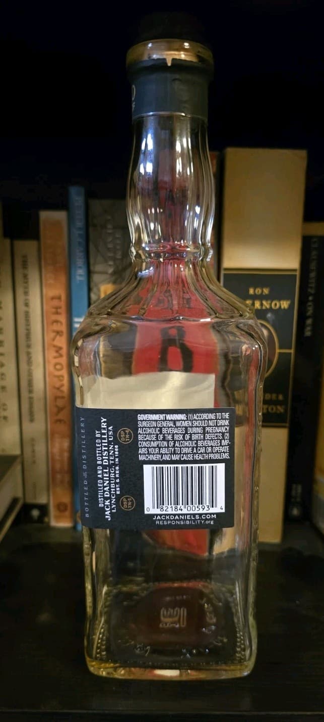 Empty Jack Daniels Bottled In Bond Bonded 700 ml Bottle Tennessee Whiskey 2