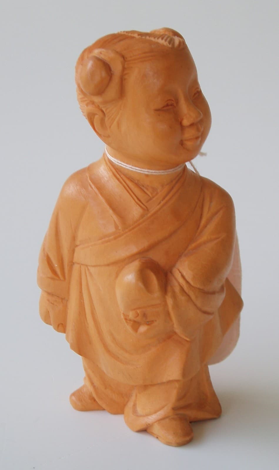 Chinese Boxwood Child Figure Carved Cultural Revolution People Republic of China 3