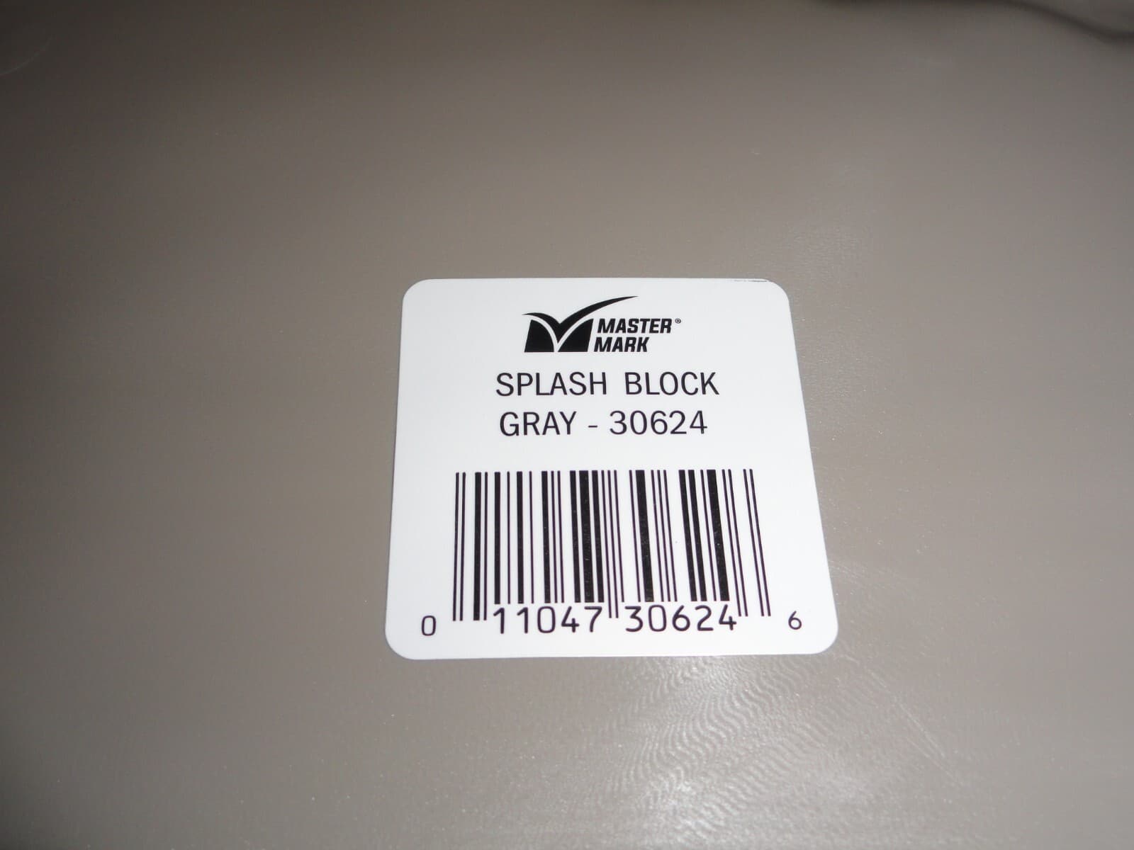 LOT OF 12 NAT GRAY Rain Run Off Gutter Down Spout Splash Block UV Stable Plastic 4