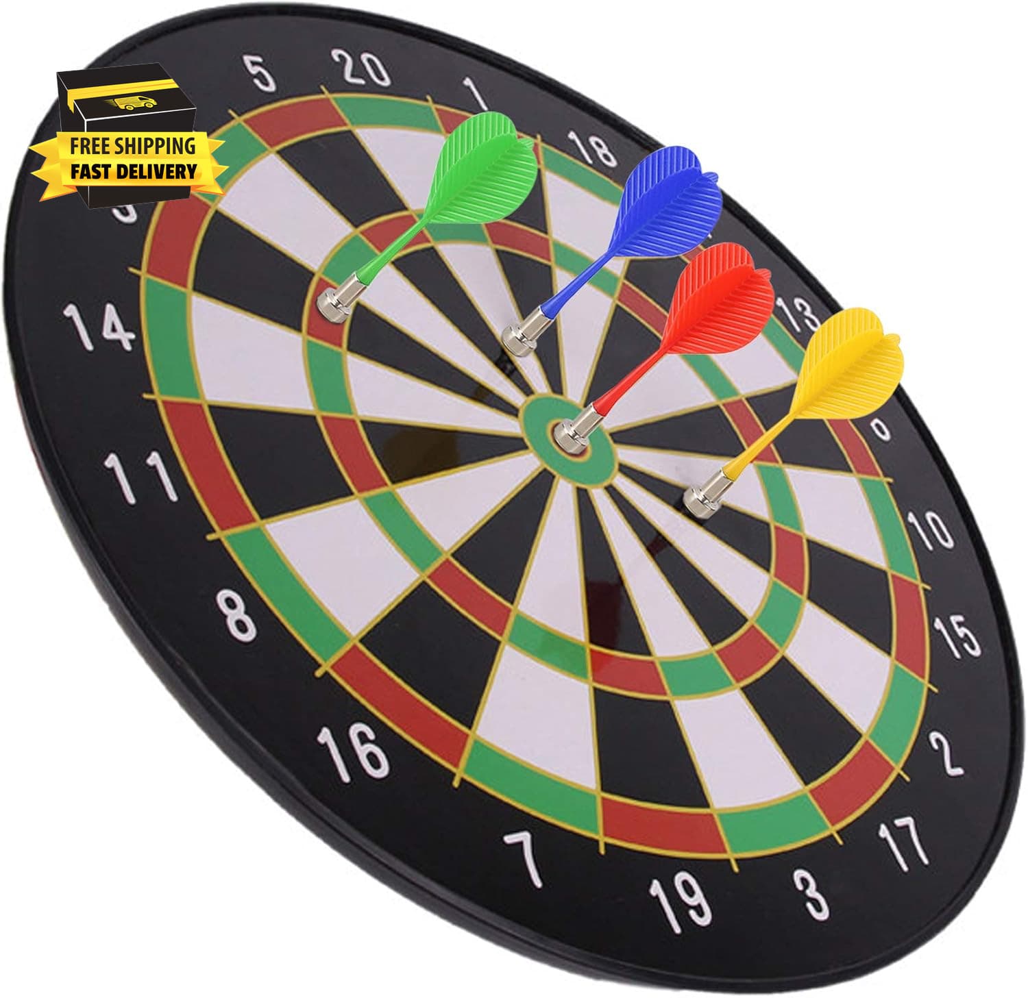 36Pcs Magnetic Darts, Magnetic Darts Replacement for Magnetic Dartboard, Plastic 5