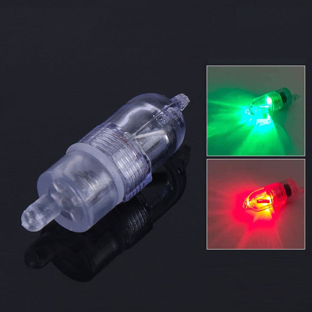 5pcs Smart Alarm Bell Light LED Night Fishing Rod Sensor Light Pole Bite Alarm 2