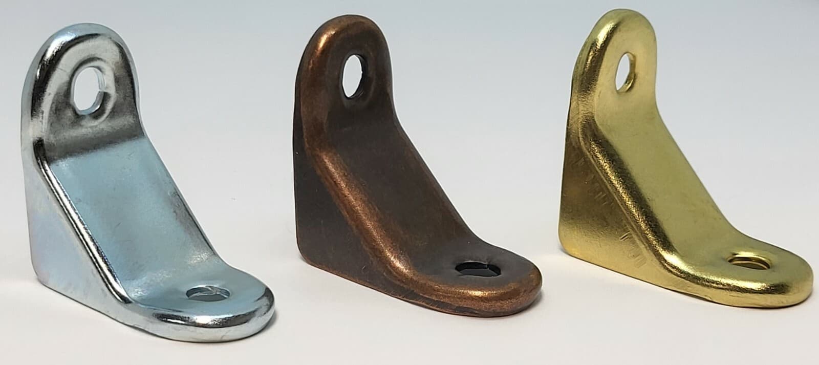 Straight 1x1 22 Gauge Steel Corner Brackets Antique Bronze Finish shelf chair 2