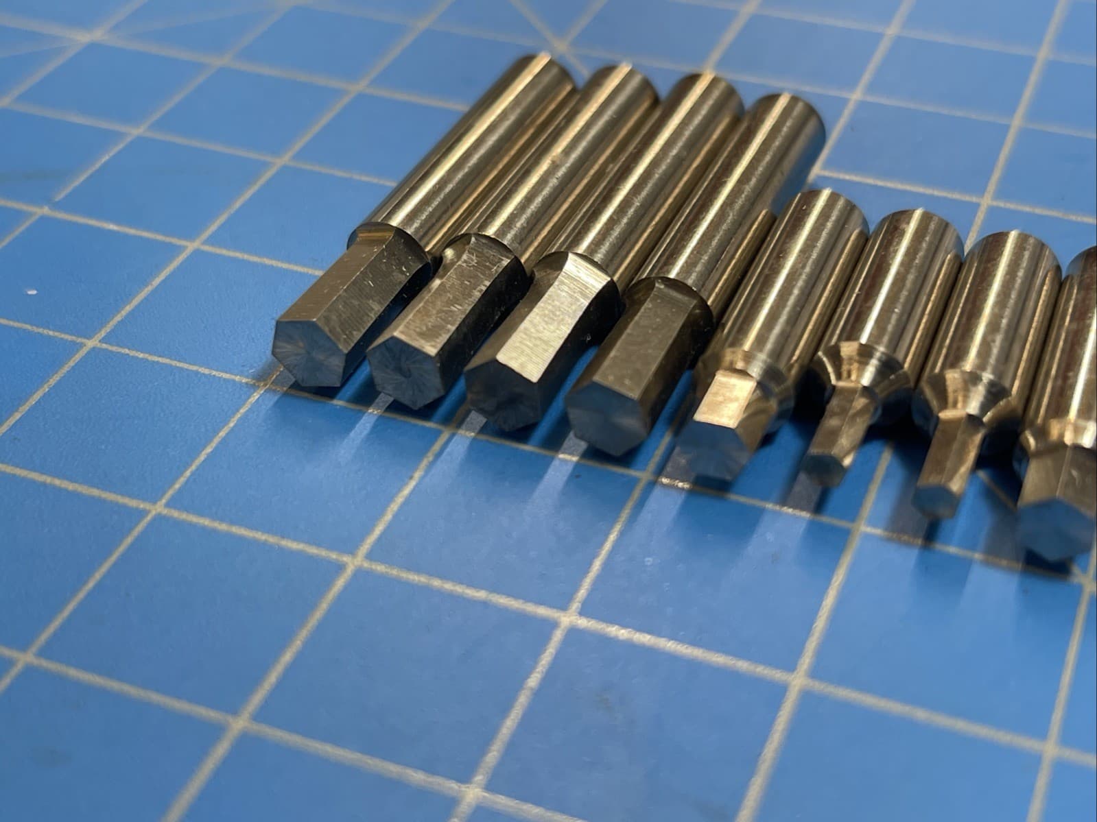 Rotary Broach Tooling 1/4” Shank - 11 Pcs 3