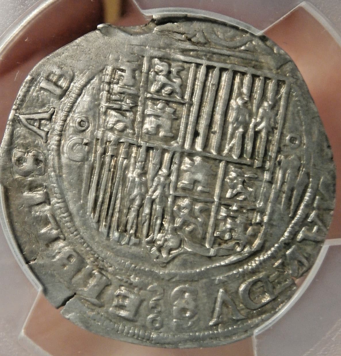 (1474-1504) PCGS AU58 FERDINAND AND ISABELLA 2 REALS NONE HIGHER TOP GRADE 3