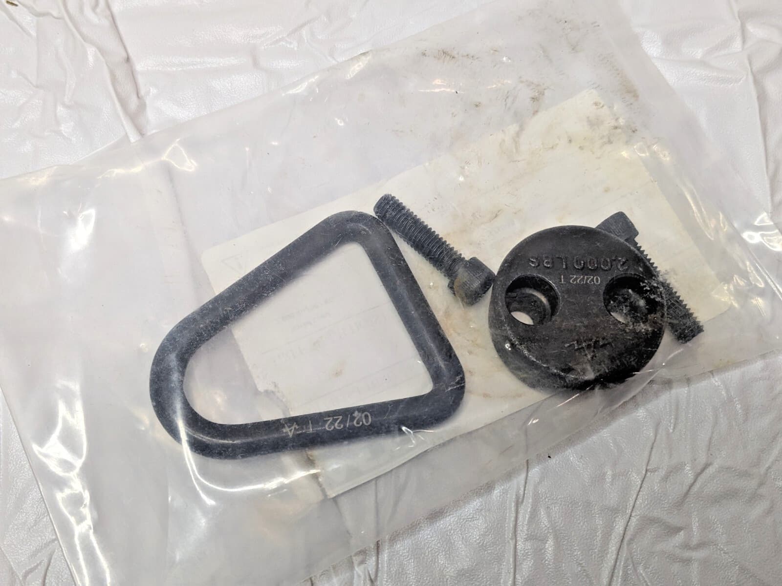 ADB Hoist Rings Flip-Flop Hoist Ring Screw-On 5/16"-18 2000 Lb Capacity 34030S 2