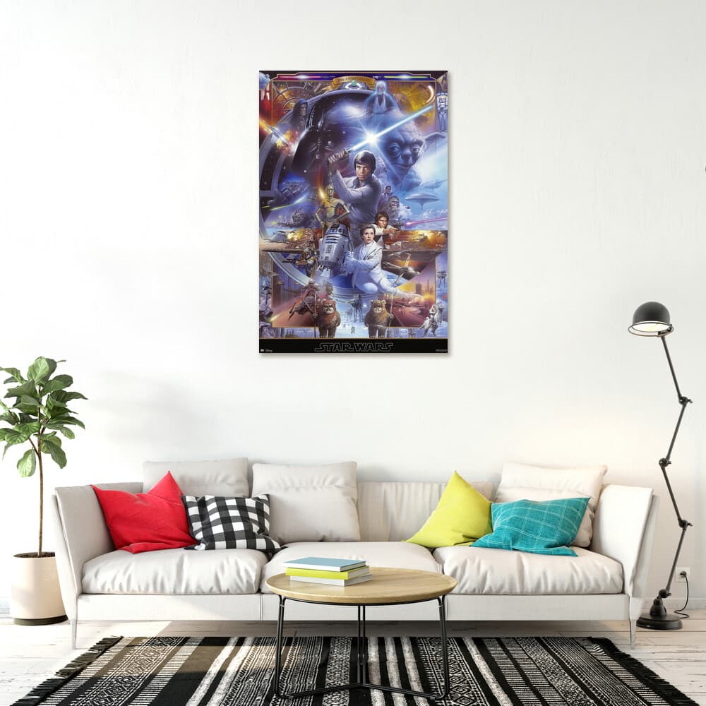 Star Wars Episode IV & V & VI- Movie Poster (20Th AnnIVerary Poster) 6