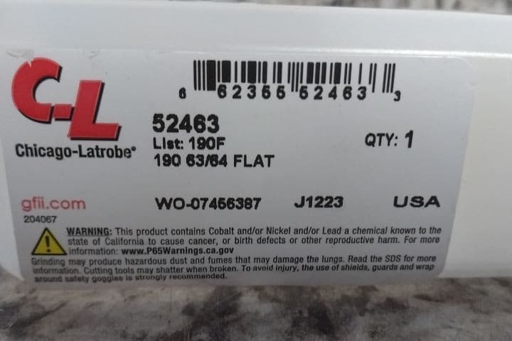 Chicago-Latrobe 52463 63/64 In Drill Bit Size Reduced Shank Drill Bit (BW) 2