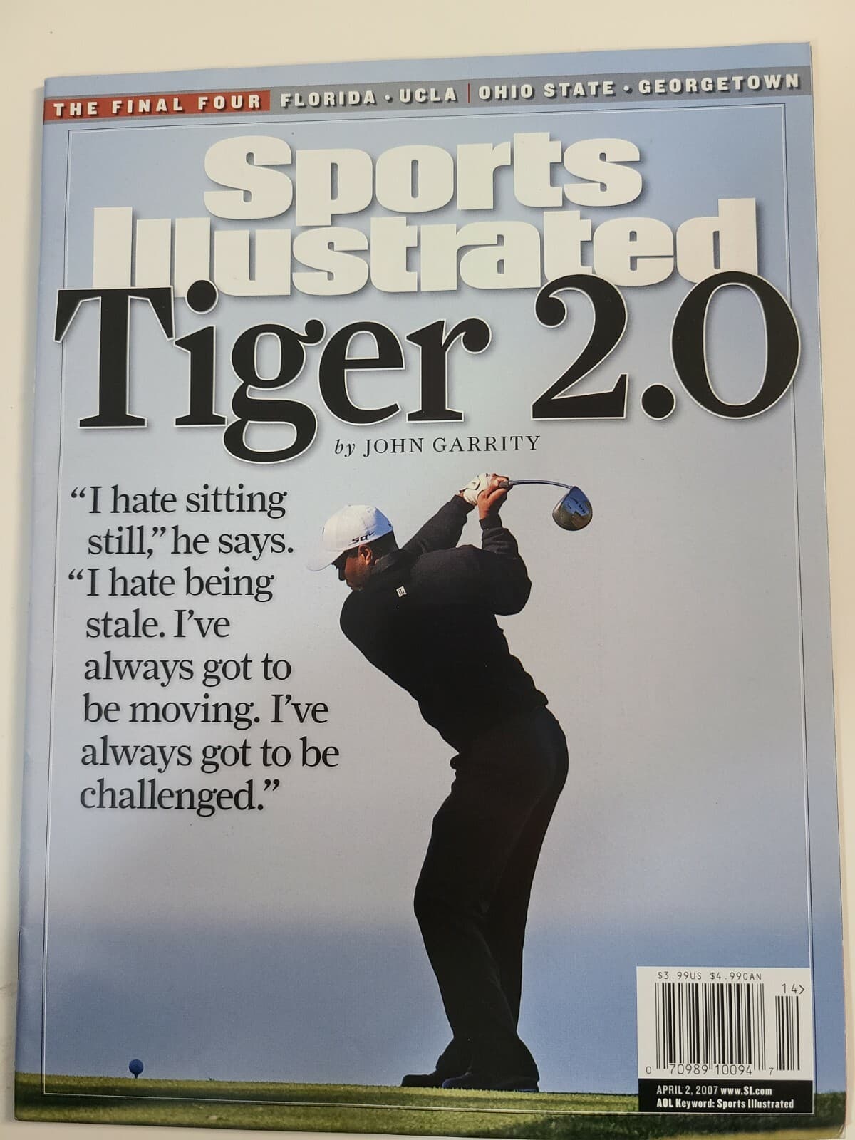 Tiger Woods Sports Illustrated No Label