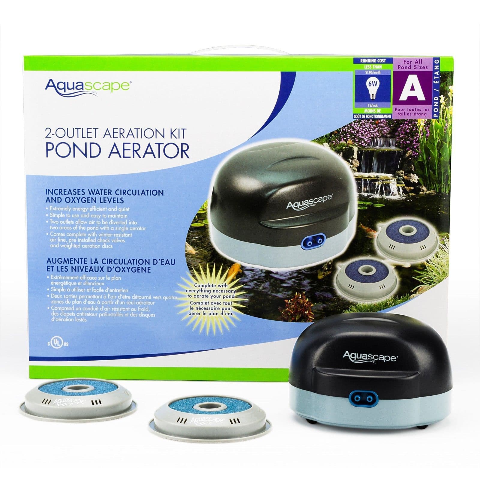 Aquascape Pond Air 2 Aerator-aeration pump-koi fish-oxygen bubbler-water garden 2