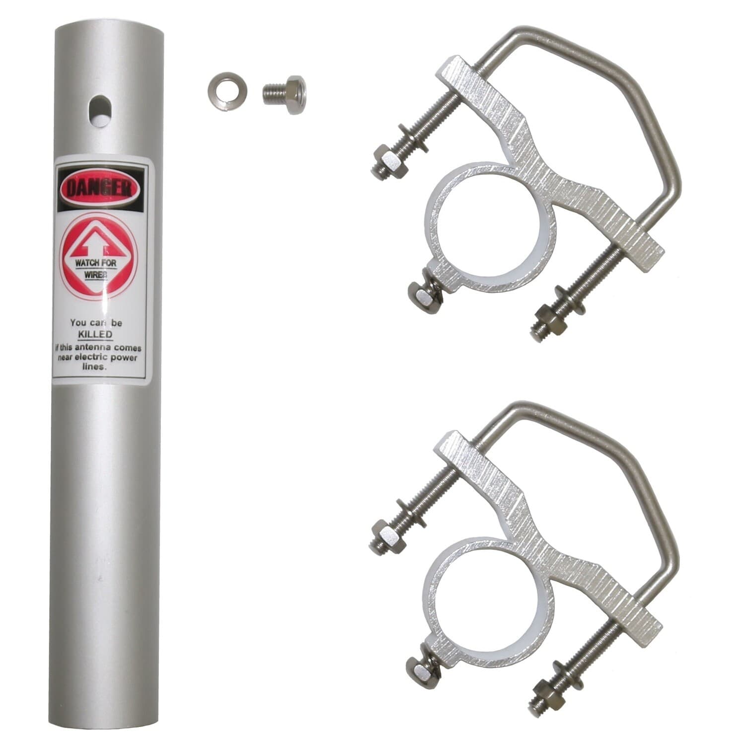 TRAM 1486-B 200-Watt Pretuned 400 MHz to 495 MHz UHF Fiberglass Base Antenna ... 2