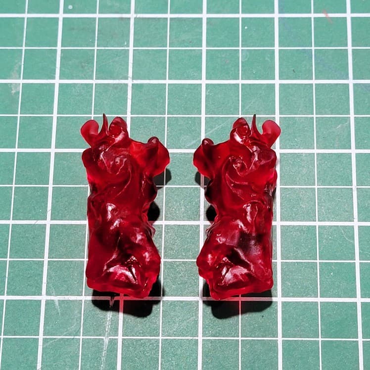 Custom Resin Flame Fists Constructs 1:10 scale for Lantern figures