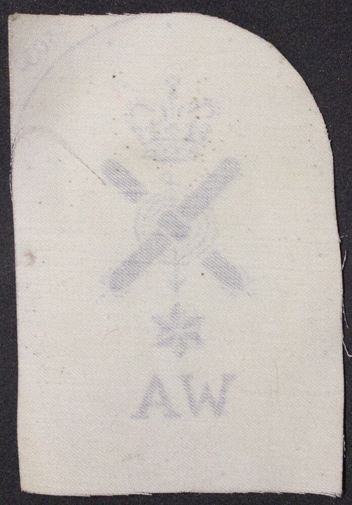 British Royal Navy Sleeve Badge - CPO Underwater Weapons Armourer  2