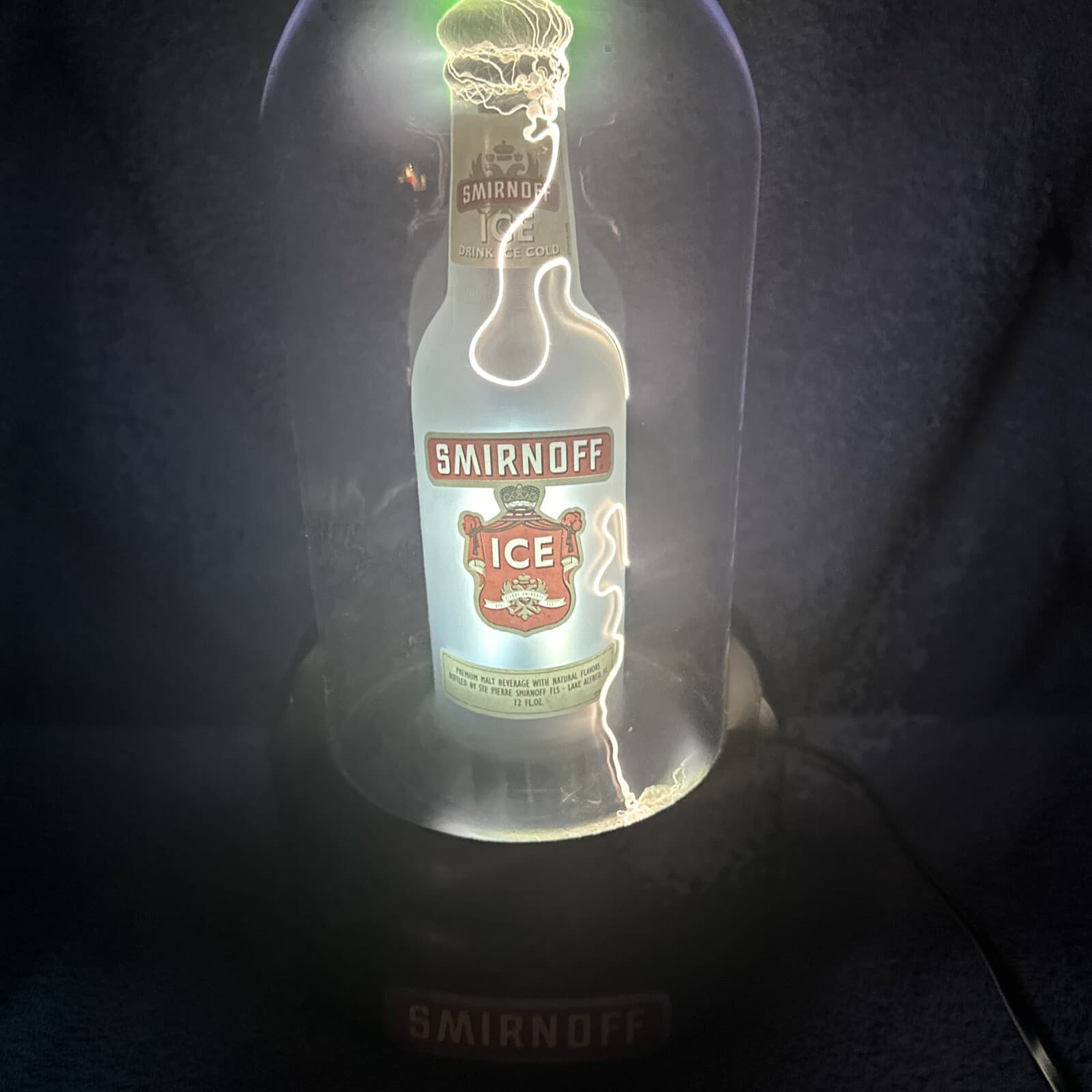 AWESOME SMIRNOFF ICE LIGHT UP BOTTLE PLASMA SIGN LAMP 2