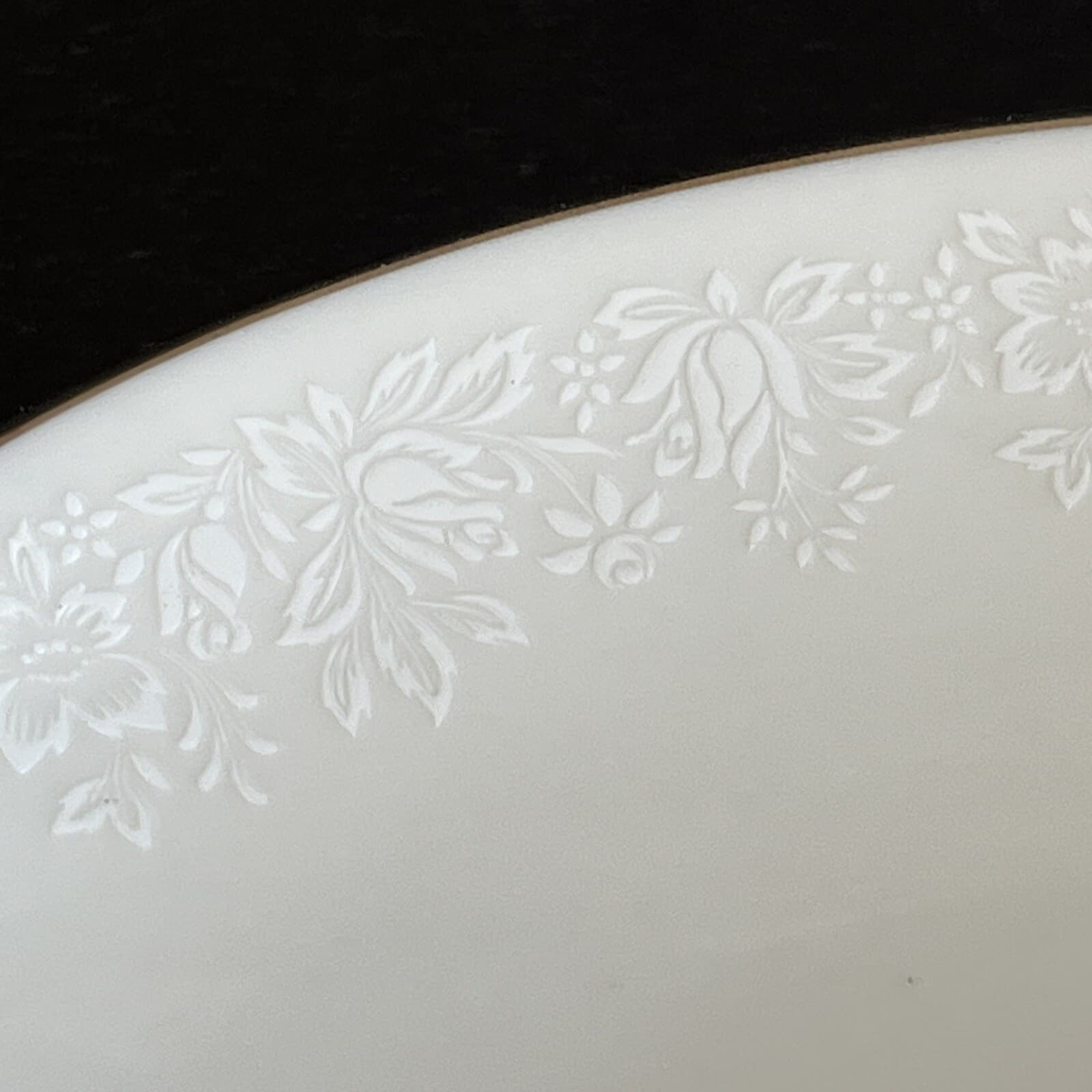 Noritake Vintage Ivory China 7567 Ambrosia Japan 12.5” Oval Serving Platter 2