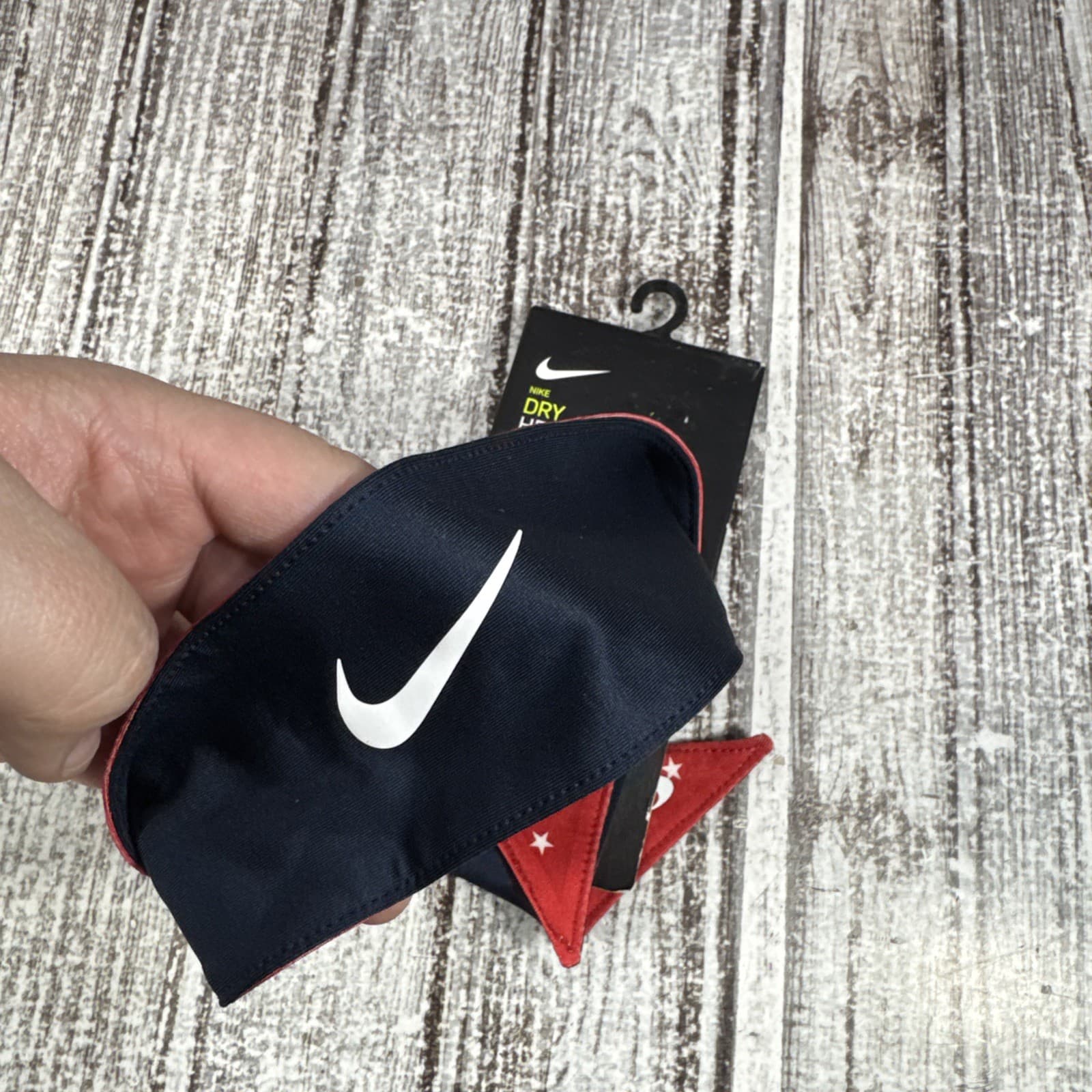 NIKE DRY HEAD TIE HEADBAND N245SWAOP AMERICANA STARS 4