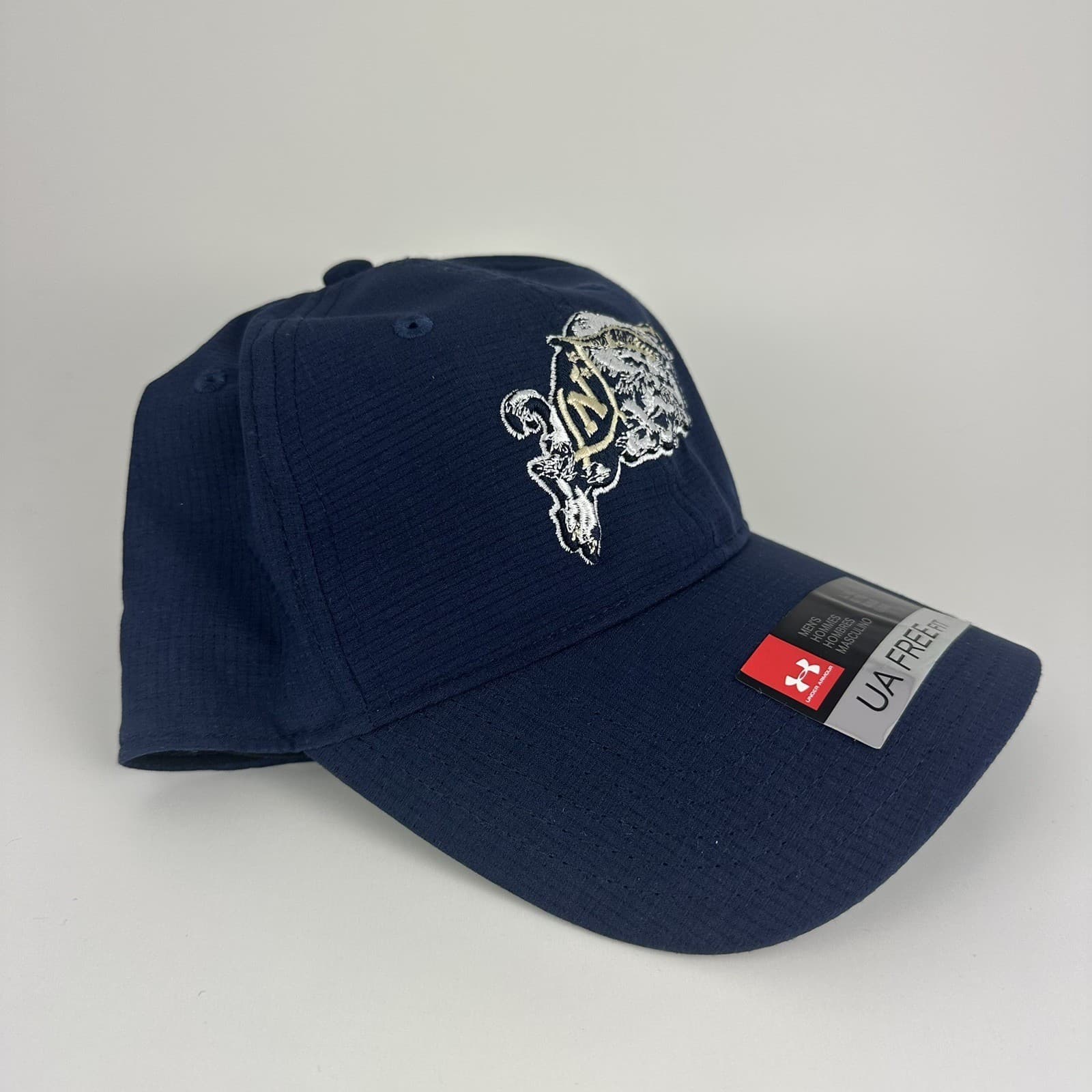 Under Armour Hat Cap Mens L XL Navy Midshipmen Blue UA Free Fit Baseball College 4