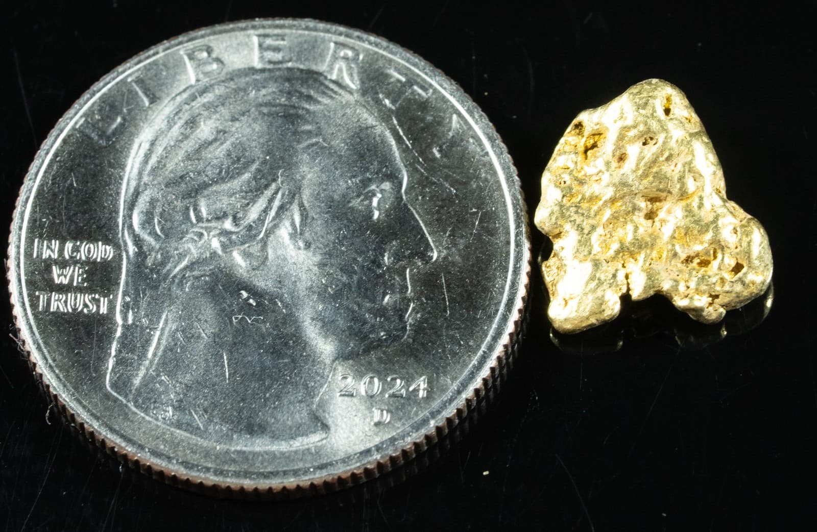 #324 Alaskan BC Natural Gold Nugget 2.73 Grams Genuine 2