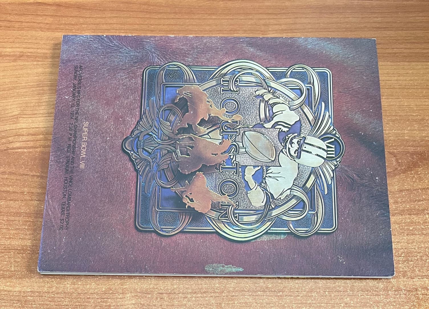 vintage 1973-1974 NFL SUPER BOWL VIII PROGRAM MINNESOTA VIKINGS v MIAMI DOLPHINS 3