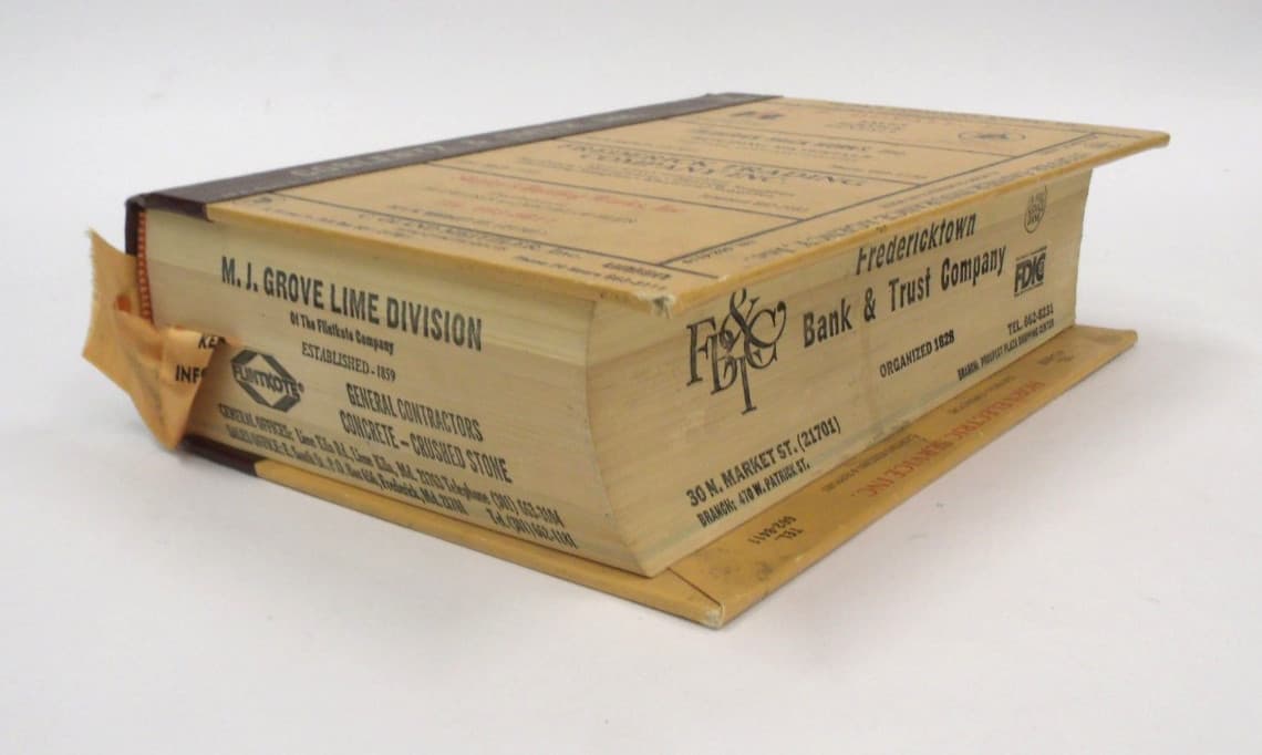 1973 POLK'S Frederick Md City/Business Directory, Street/Ave & Buyers Guide 3