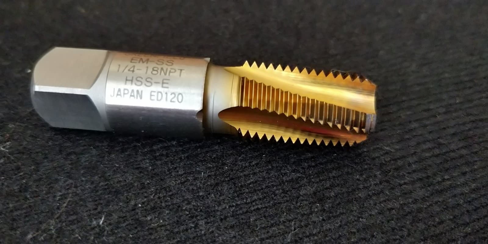 GREENFIELD    1/4"-18 NPT National Pipe Thread Pipe Tap EM-SS Premium tap 2