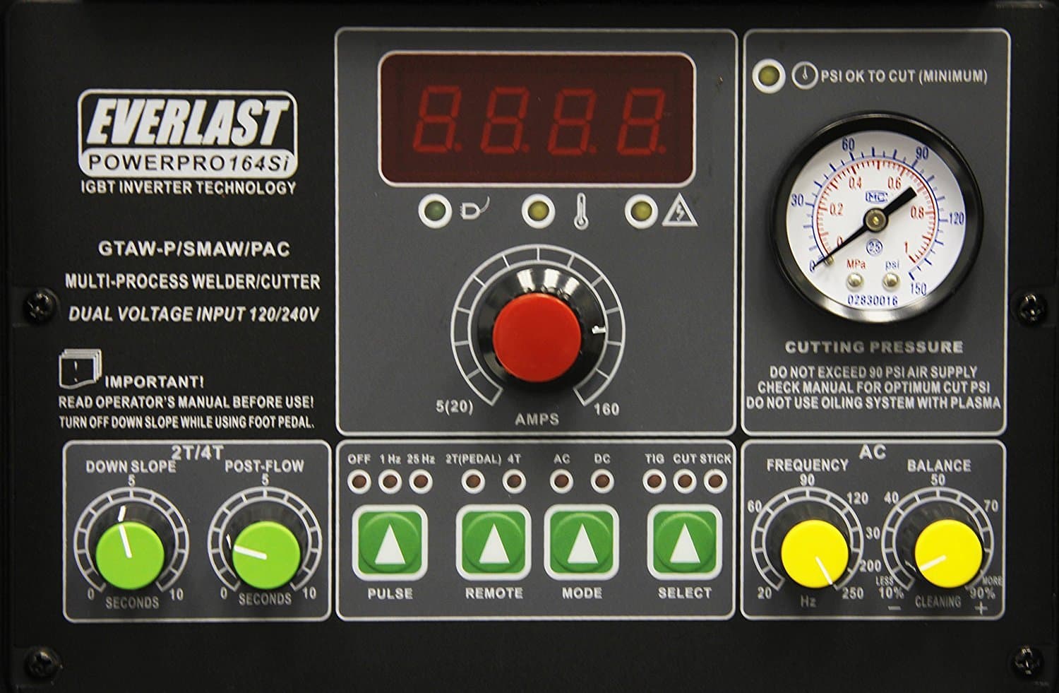 PowerPro 164Si 160AMP ACDC TIG STICK PULSE WELDER NOVA 40amp plasma by EVERLAST 4