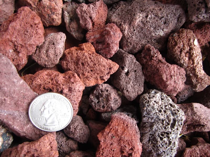 4 liters Red Lava Rock 1/2"- 2" Aquarium Plant Substrate Fish Tank Aquascape 2