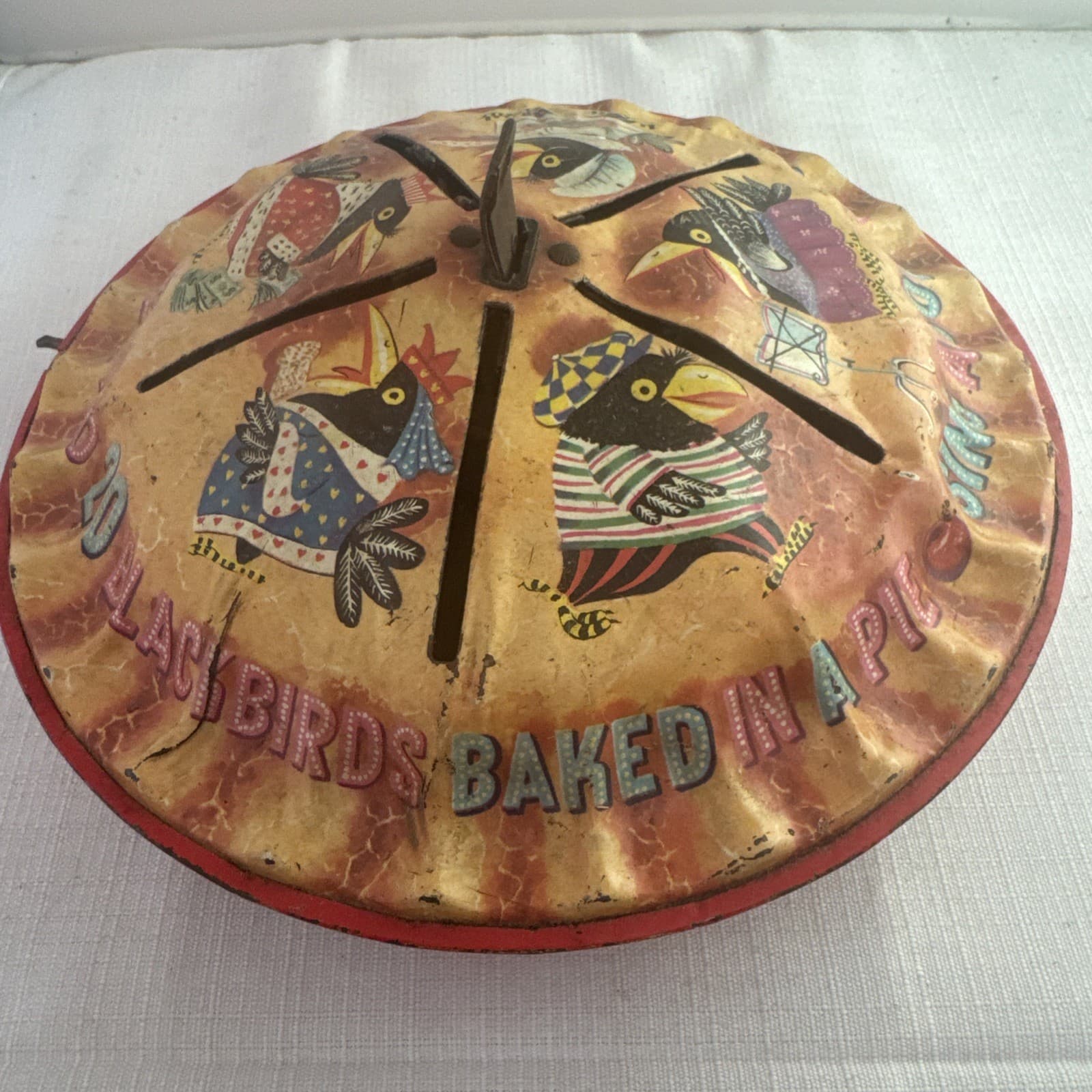 Mattel 1953 Blackbird Pie Music Toy NOT Working For Parts Plays Music 6