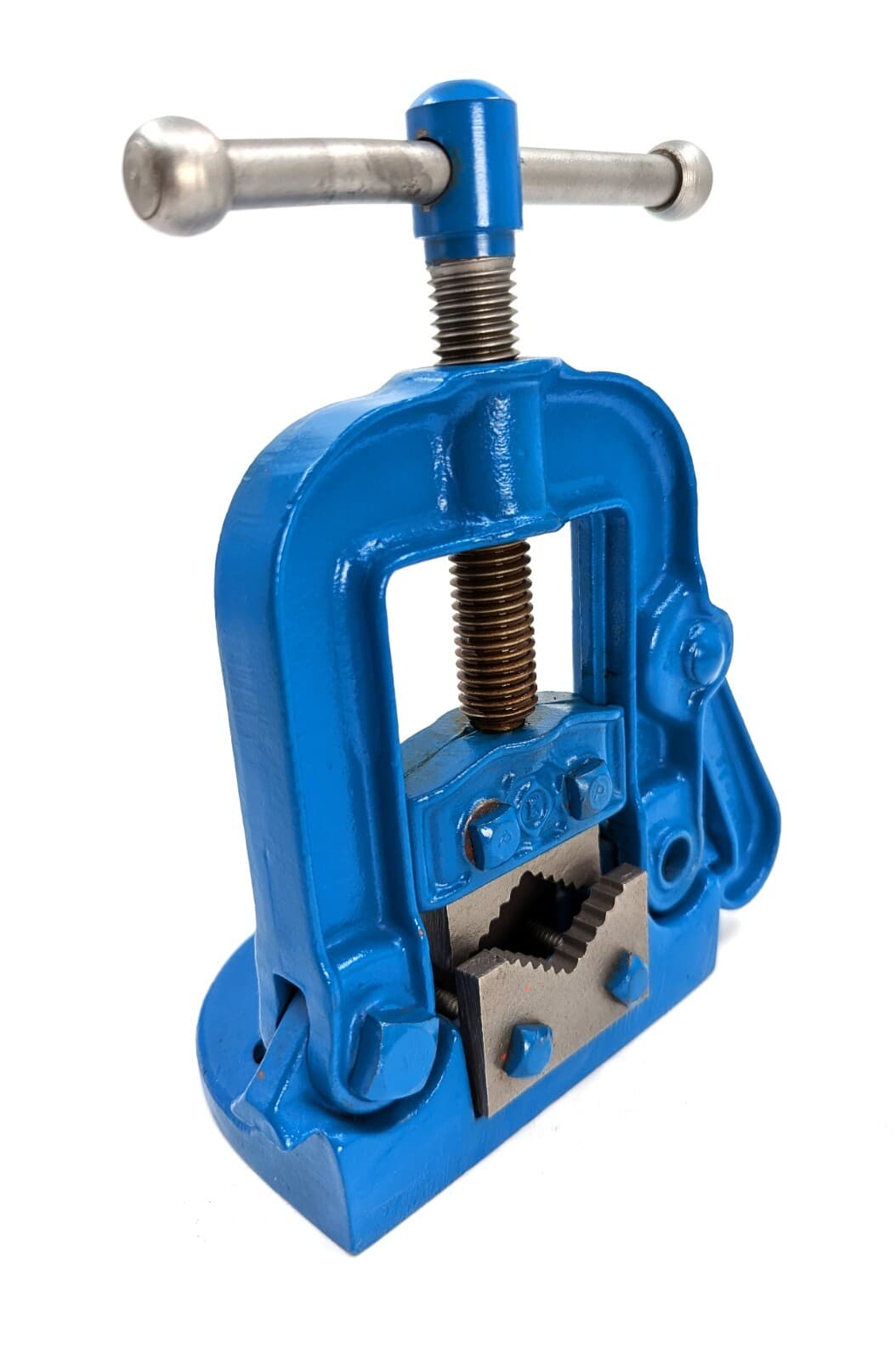 Refurbished Vintage Dunlap No. 00H Bench Mount Pipe Vise, 9” Tall, VG Cond. 4