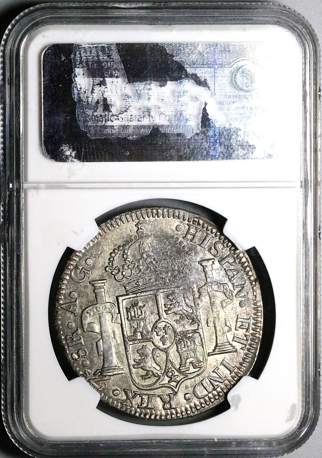 1817-Zs NGC AU 55 Mexico 8 Reales War Independence Zacatecas Mint Coin 23110603C 6