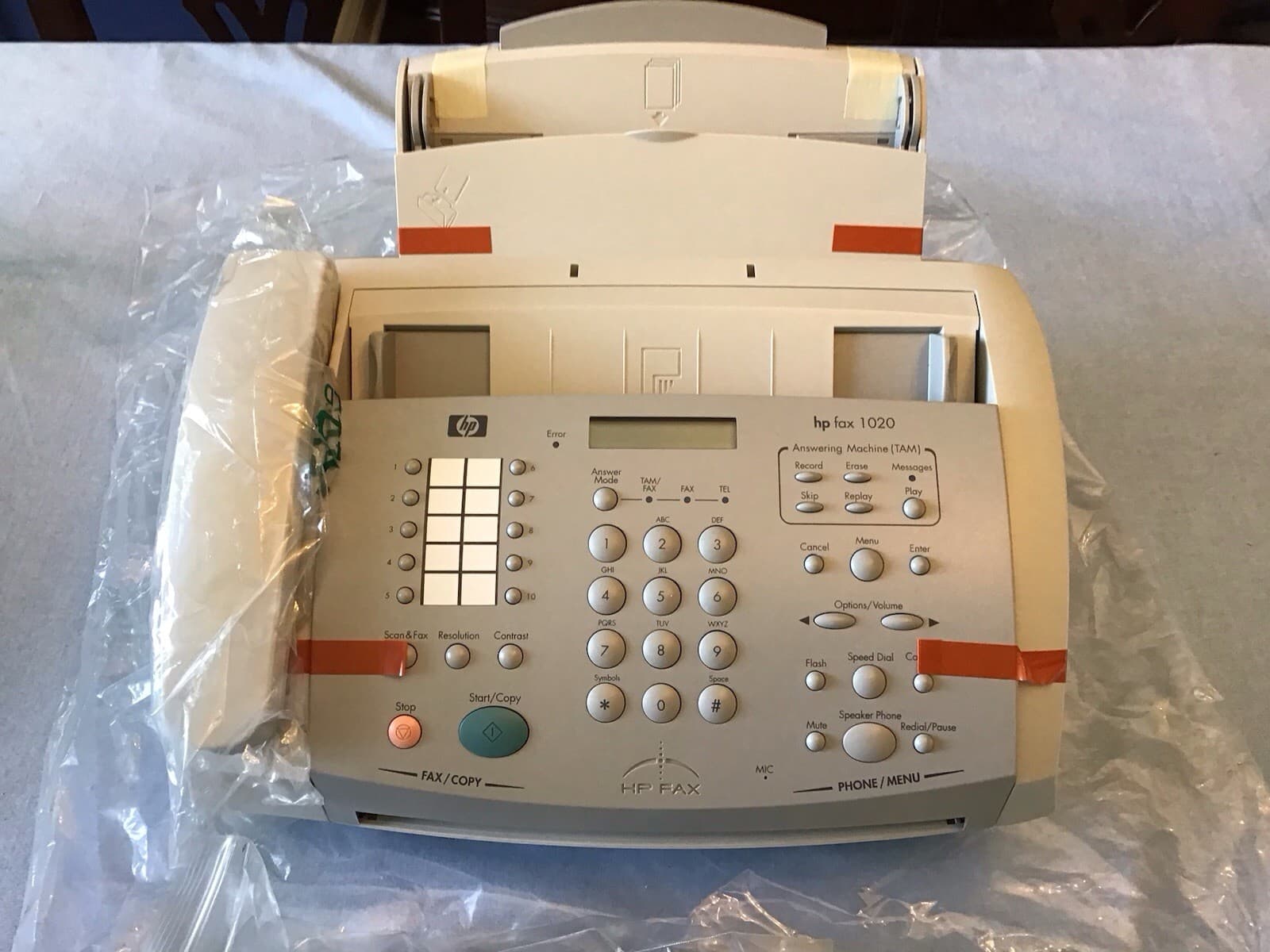 HP FAX 1020 Series All In One Compact Machine With Integrated Phone Gray 2