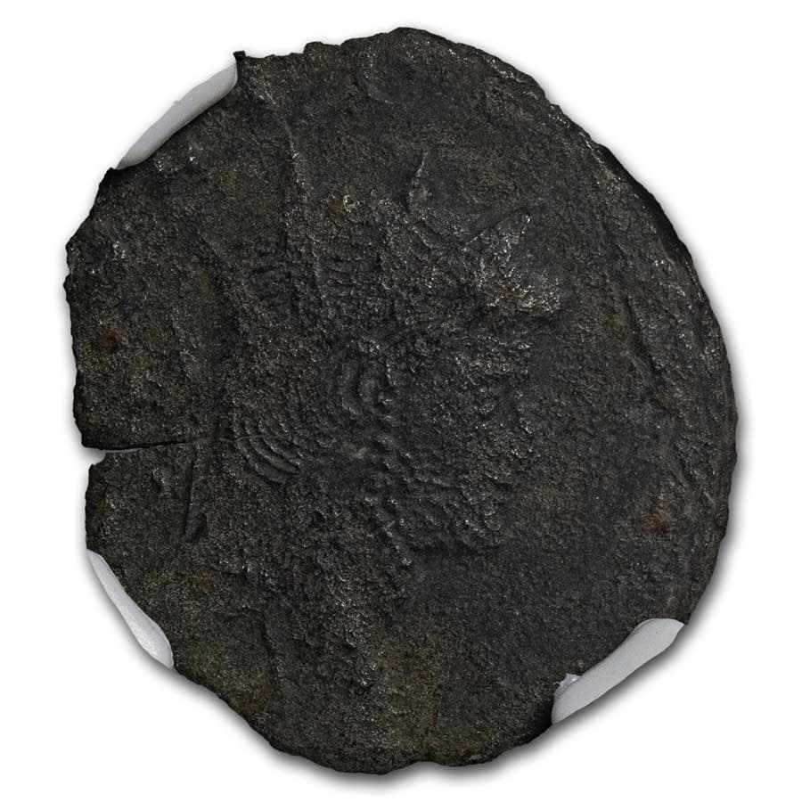 Rome BI Dbl Denarius Gallienus 253-268 AD Fine NGC Bicknor Hoard 2