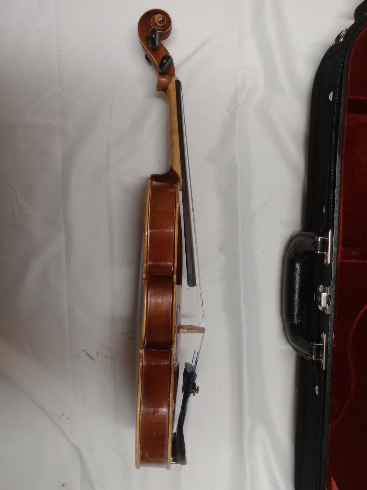E. R. Pfretzschner Stradivarius copy 1/2 size Violin 1979 German made Nice Sound 6
