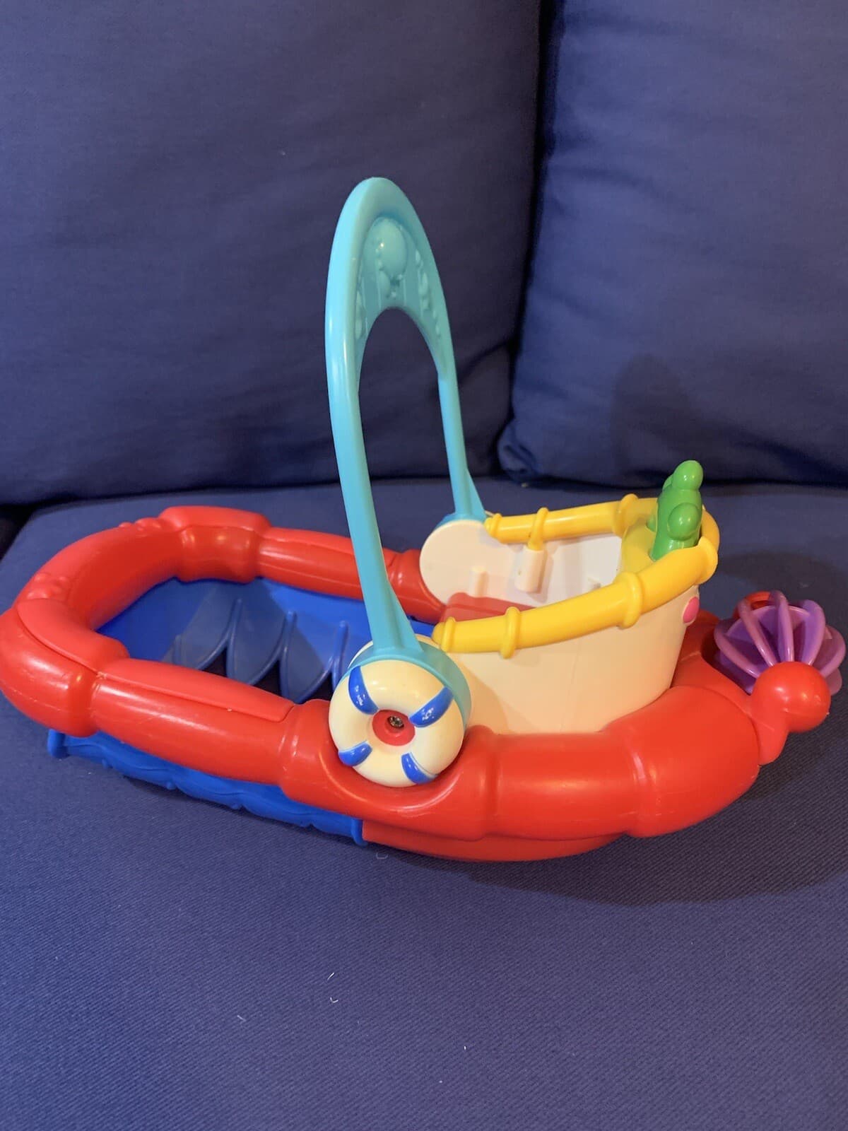AMAZING ANIMALS TUBTIME TUGBOAT By FISHER PRICE VINTAGE 2007 MATTEL BOAT ONLY 3