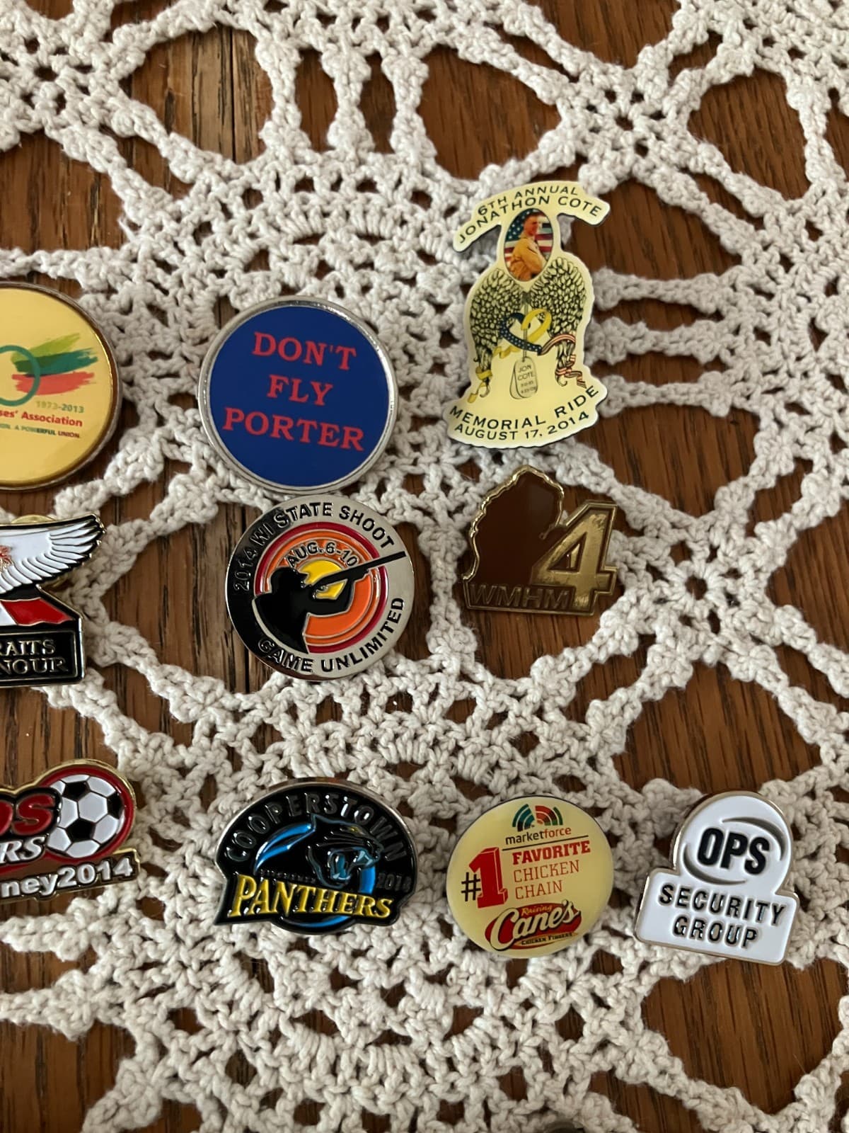 Lot of 50 Lapel Pins Mostly Modern Variety of Sizes and Colors 4